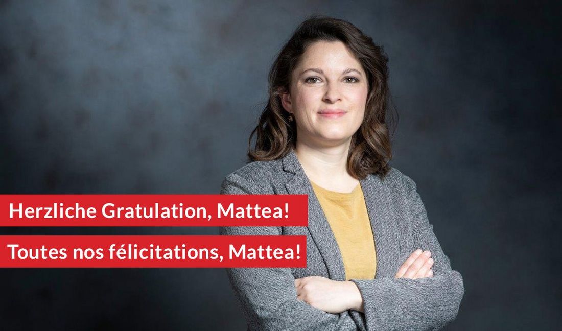 [Translate to Italienisch:] Mattea Meyer Co-Präsidium SP Schweiz